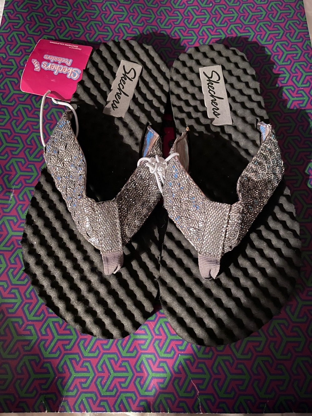 Skechers flip flops size 8 NWT